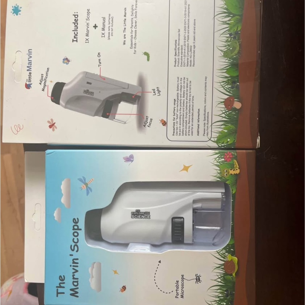 Little Science White Marvin Scope